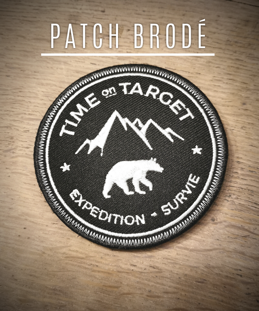 Patch brodé Time on Target