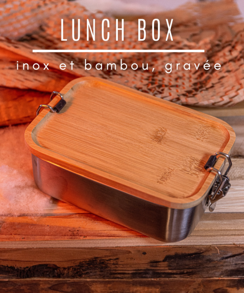 Lunch box inox et bambou...