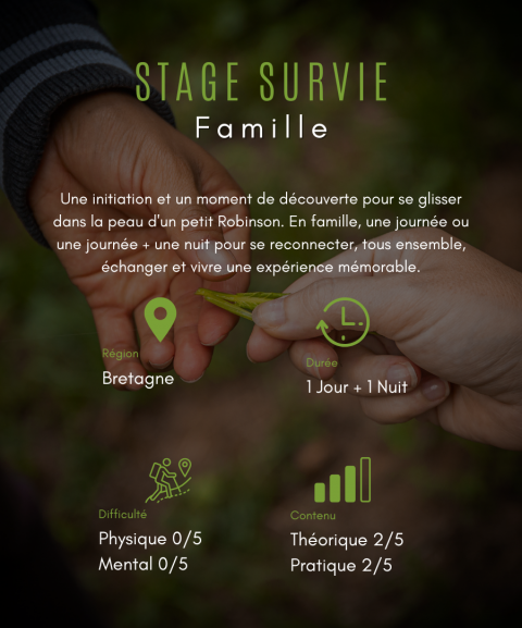 Stage de survie en famille...